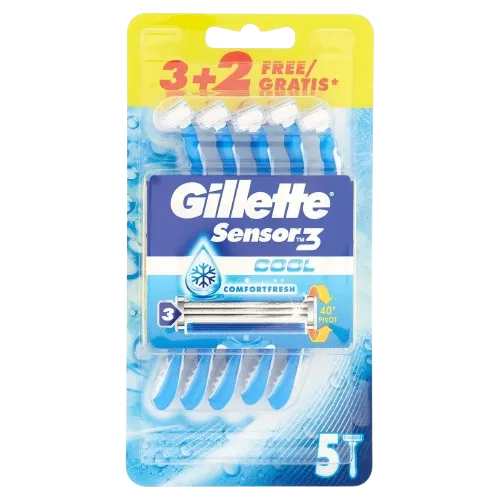Lamette Gillette sensor 5 pezzi 3 lame