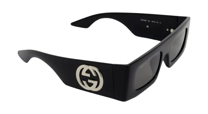Occhiali da Sole Gucci GG1646S 001 – Nero, Lenti Grigio Scuro
