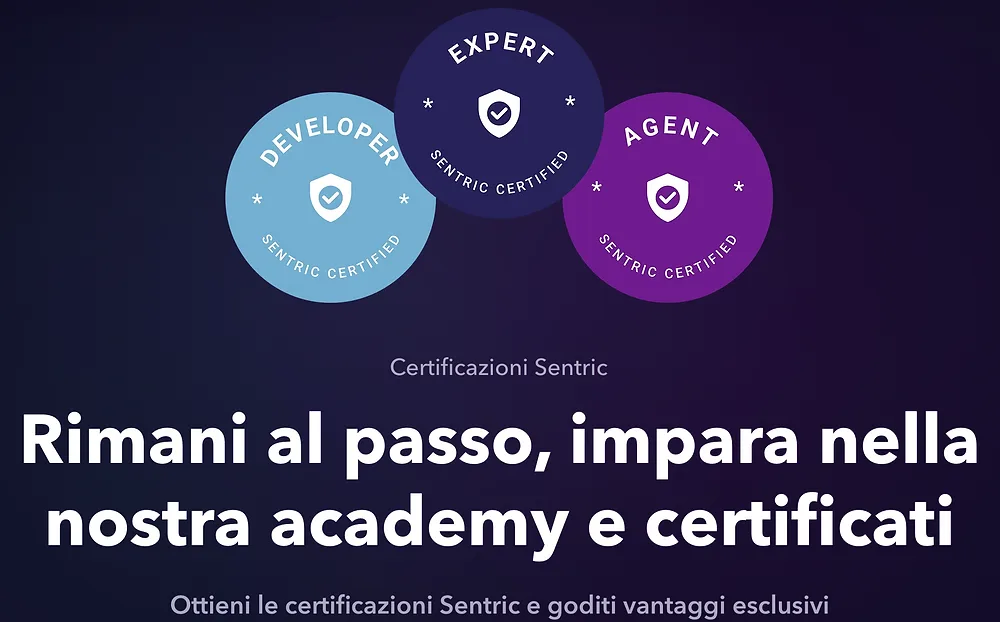 Al via con Sentric Academy