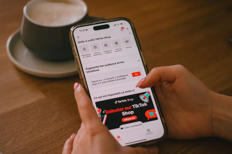 Home page Tiktok Shop