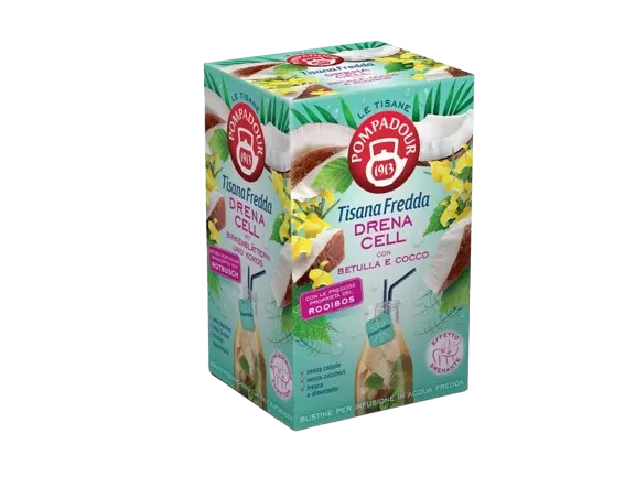 Tisana Fredda Drenante per Cellulite 18 bustine Pompadour